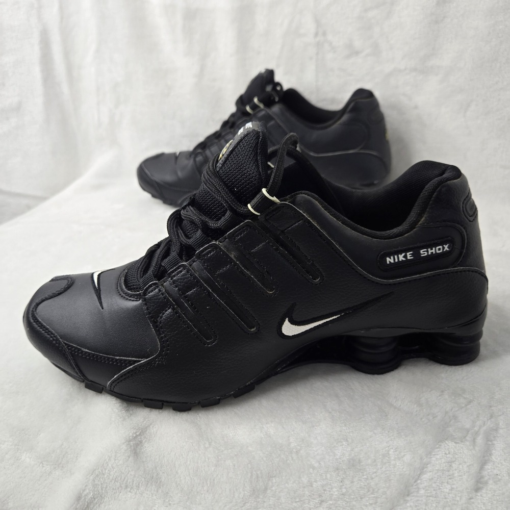 Nike Shox NZ Black White Mens Running Shoes 501524-091 Size 9